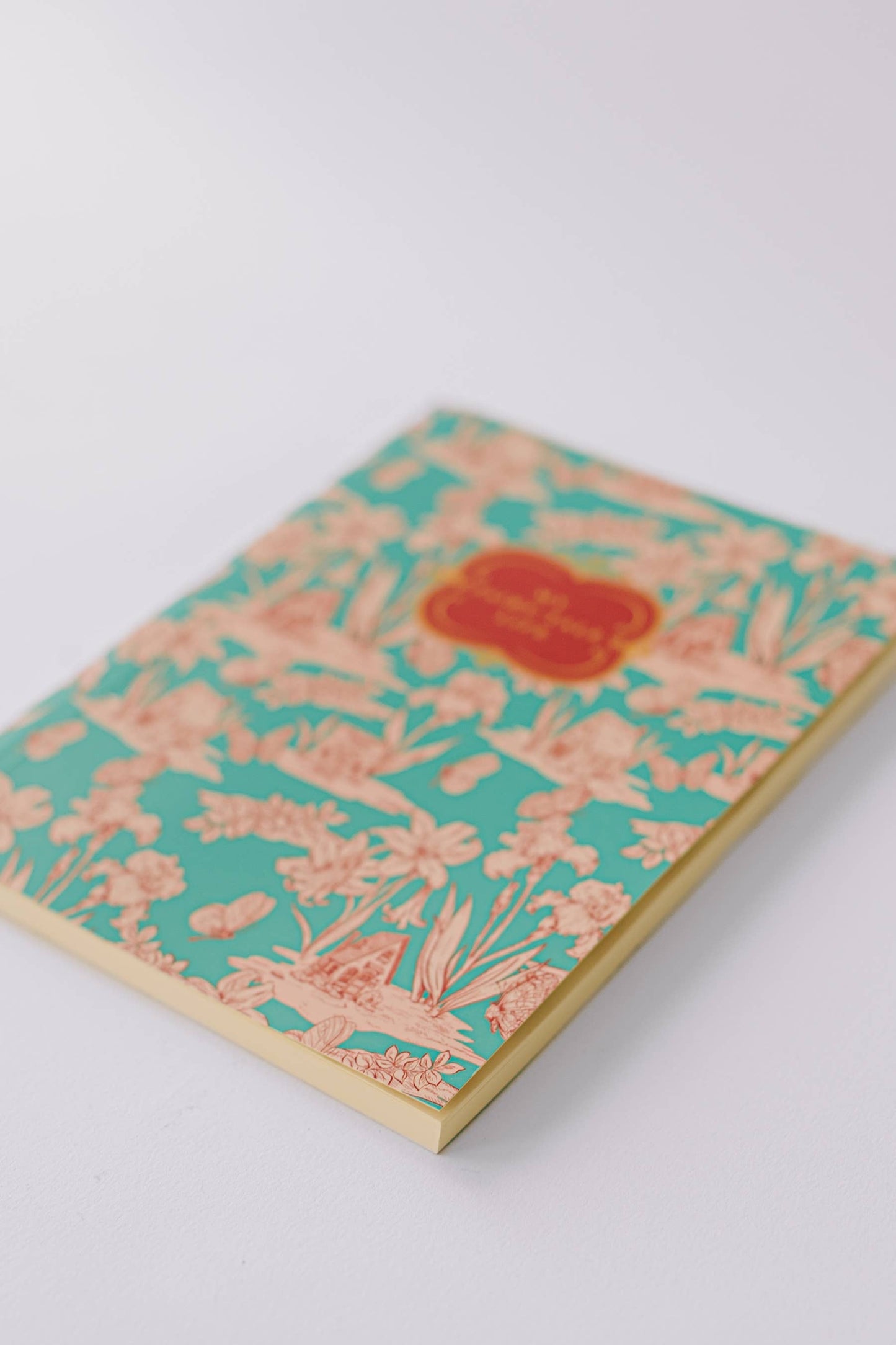 Fairy House Toile Softcover Notebook - Blue - r. h. ballard shop & gallery