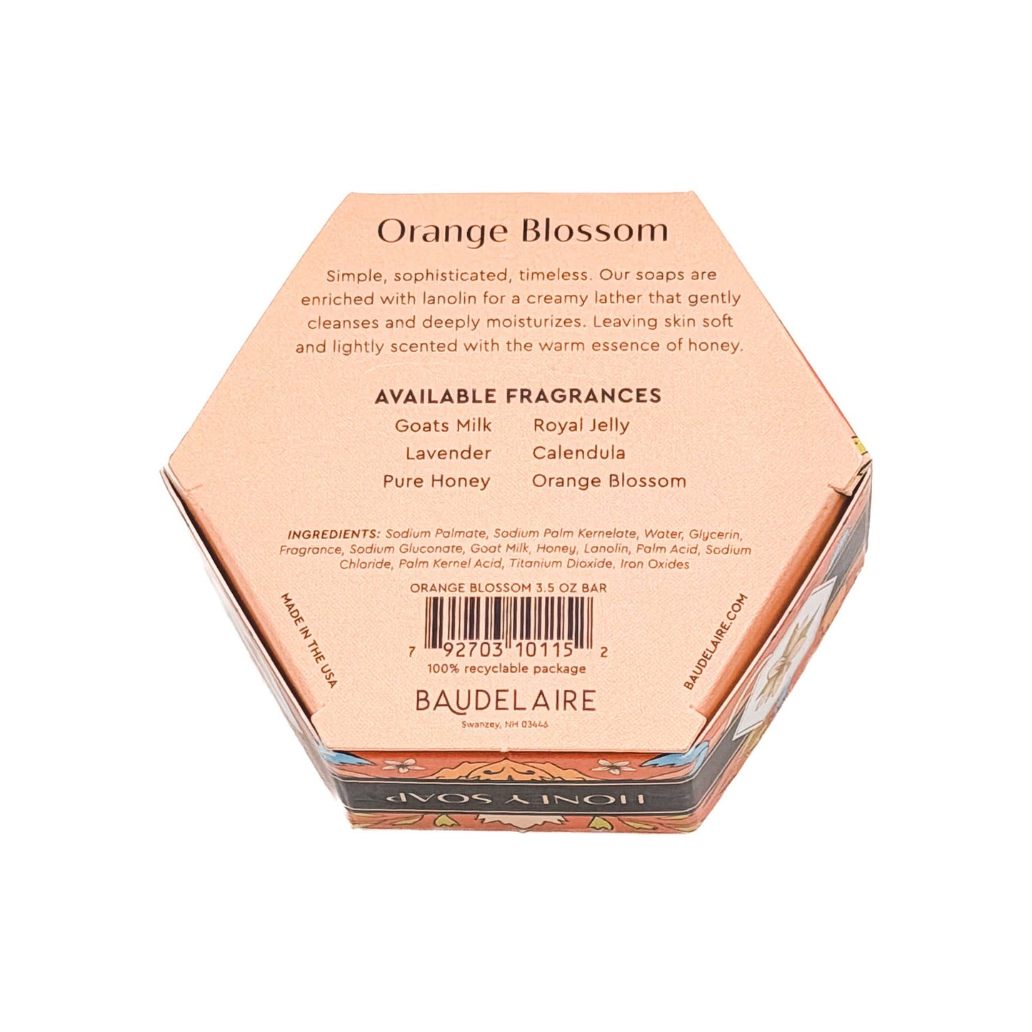 NEW Orange Blossom Honey Soap 3.5oz – Hex Box - r. h. ballard shop & gallery