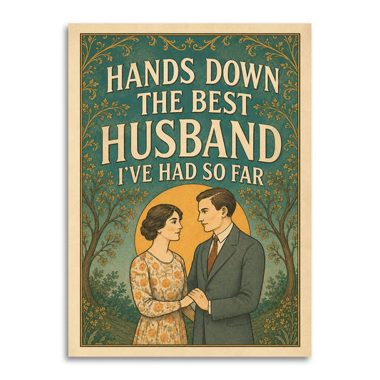 Best Husband So Far – Funny Anniversary Card - r. h. ballard shop & gallery