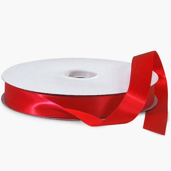 Double Face Satin Gift Packaging Ribbon: Gold Double / 1 Pack / 1-1/2"x50 yards