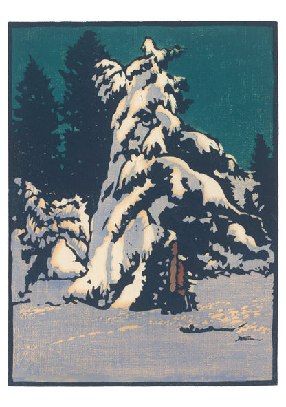 William S. Rice: Long Winter's Night Holiday Card Assortment