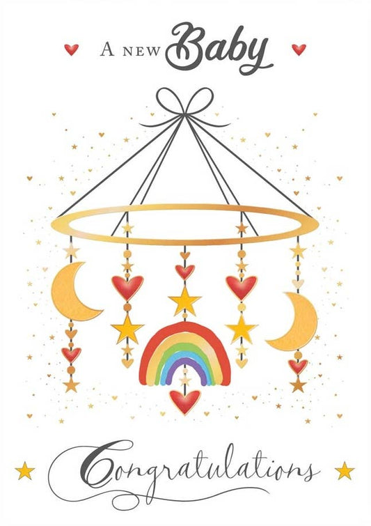 NEW BABY GREETING CARD MOBILE QUIRE - r. h. ballard shop & gallery