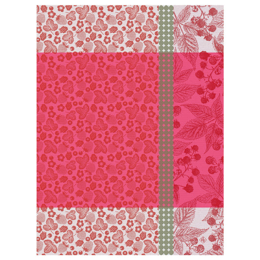 NEW! Cueillette d’ete Red Tea Towel