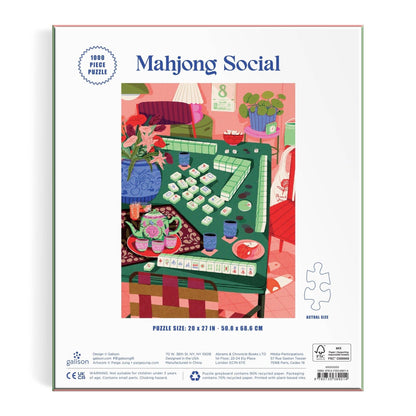 Mahjong Social 1000 Piece Puzzle