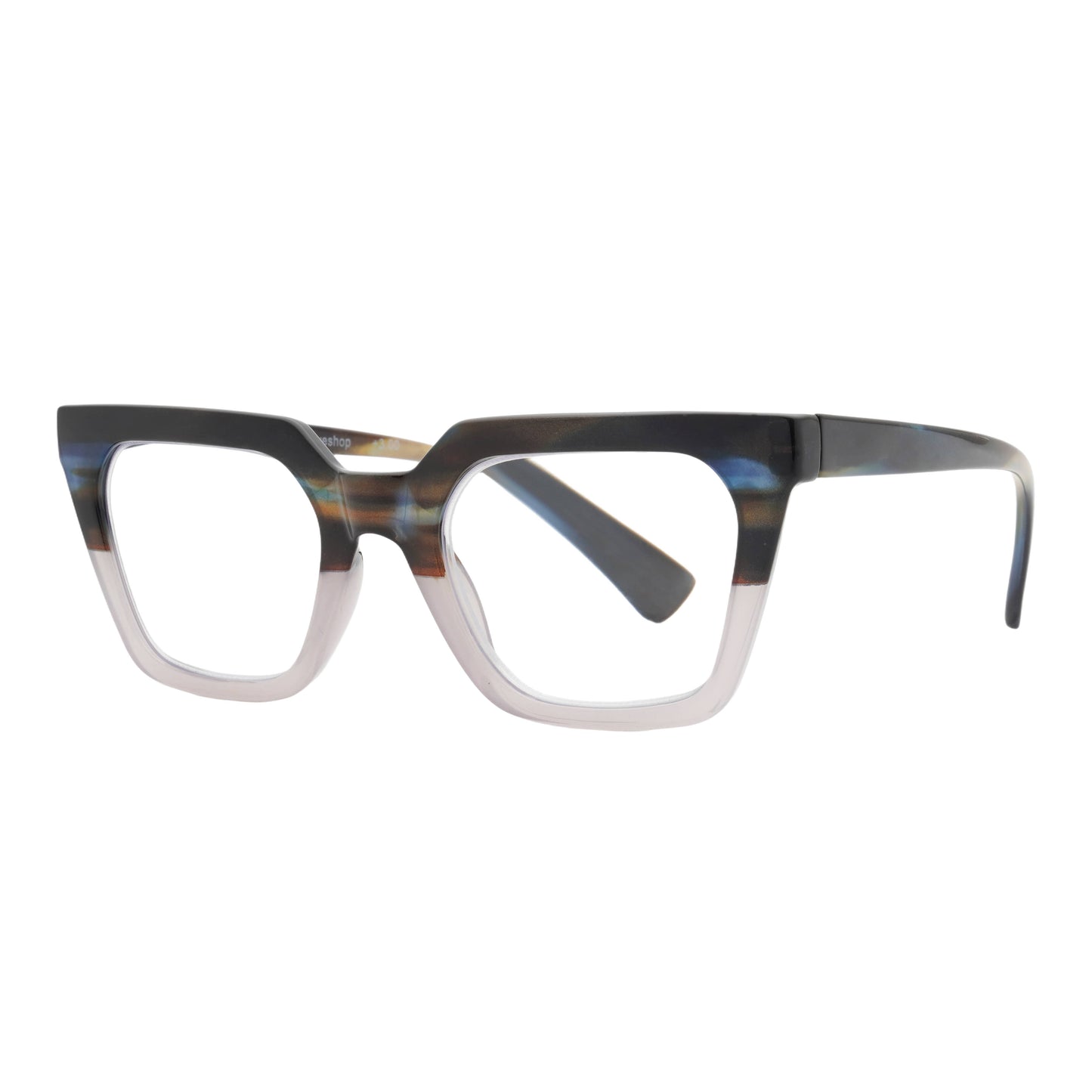 CAMILLE | Striped Blue | Ivory: 1.75