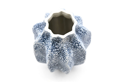 451W15BLUE MAFA MINI L - Handcrafted Porcelain Vase