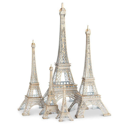 Eiffel Tower-White and Gold: Extra Large