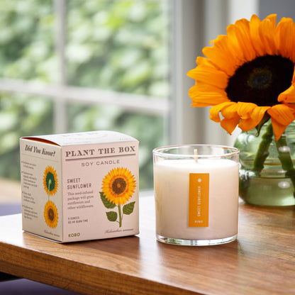 Sweet Sunflower - Plant the Box Candle - 9oz.