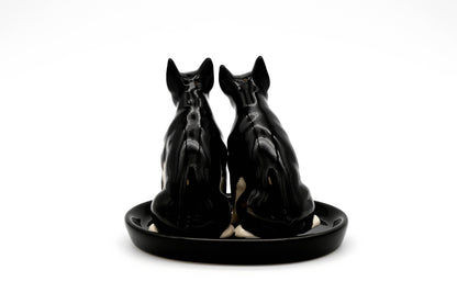SALT AND PEPPER SHAKER Boston Terrier