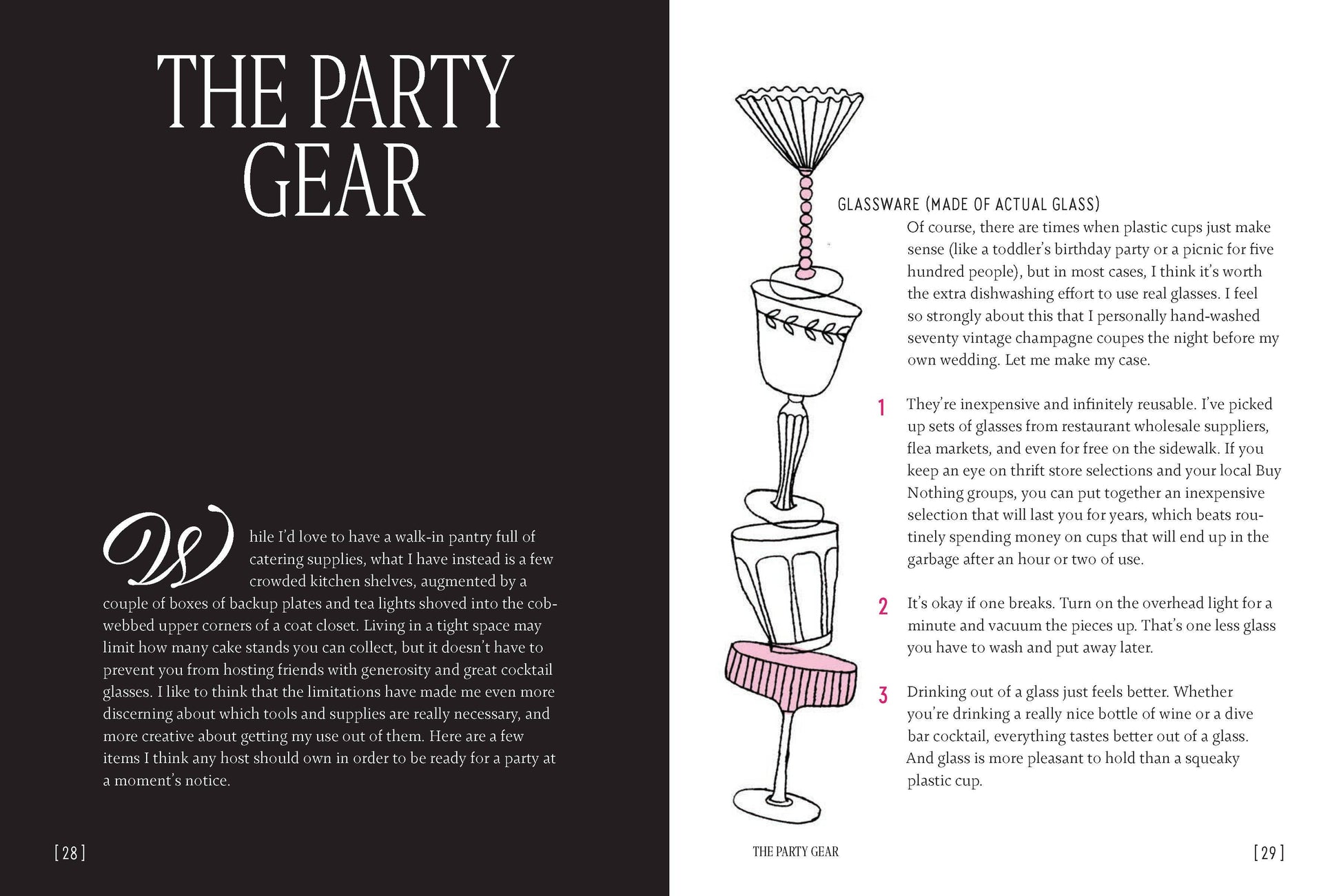 Party Tricks, Easy Elegant Recipes - r. h. ballard shop & gallery