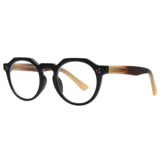 PARKER | Black  | Cream Temples | Blue Light: 2.50 - r. h. ballard shop & gallery