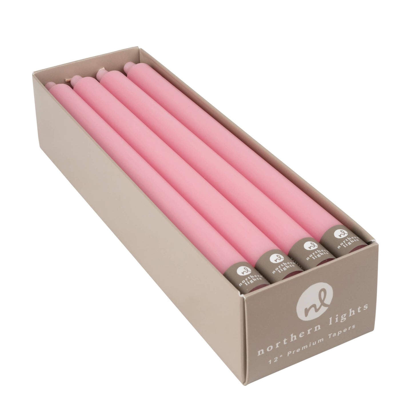 12" Taper Candles - 12pc Box: Sage Green