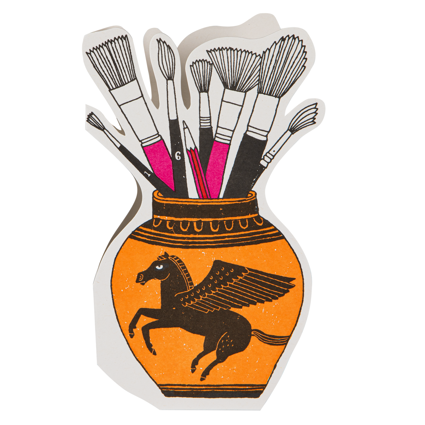 The Artists Pot | Cut-Out - Greeting Card - r. h. ballard shop & gallery