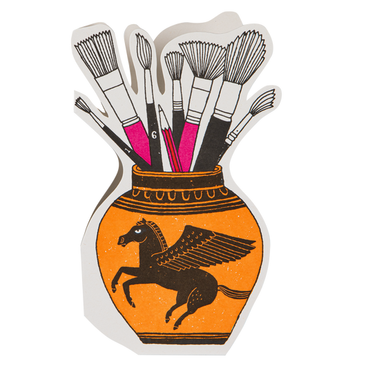 The Artists Pot | Cut-Out - Greeting Card - r. h. ballard shop & gallery