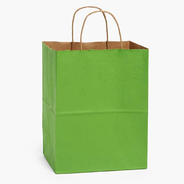 Recycled Kraft Color Paper Retail Shopping Bags: Black / 100 Pack / Queen 16x6x19.25" - r. h. ballard shop & gallery