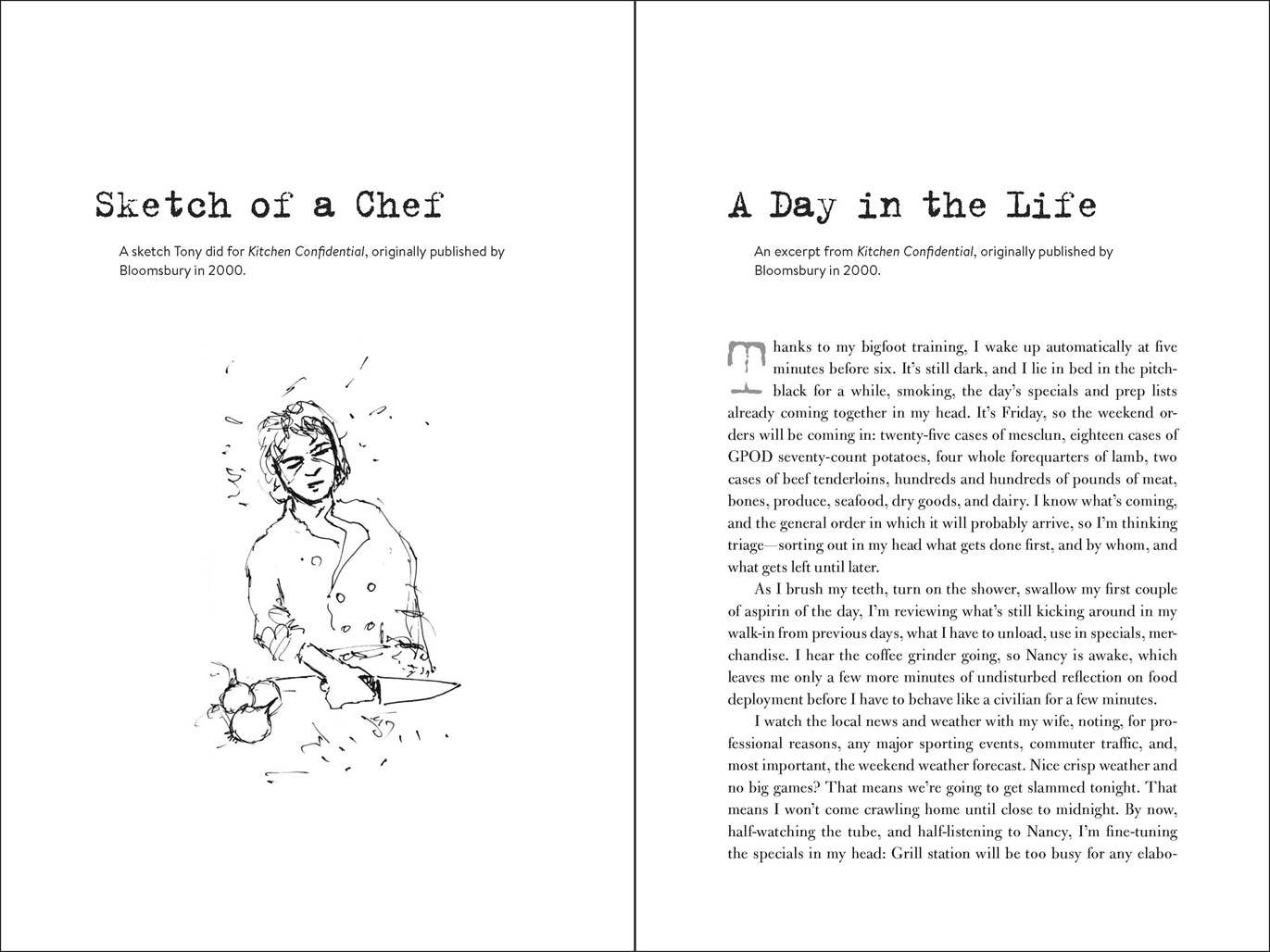 The Anthony Bourdain Reader