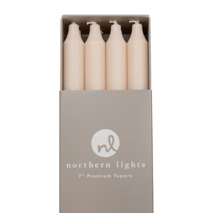 7" Taper Candles - 12pc Box: Sage Green