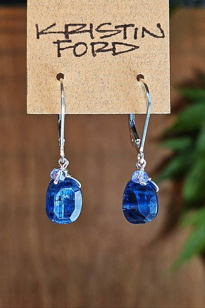 Kyanite & Tanzanite Earrings  EBL5025