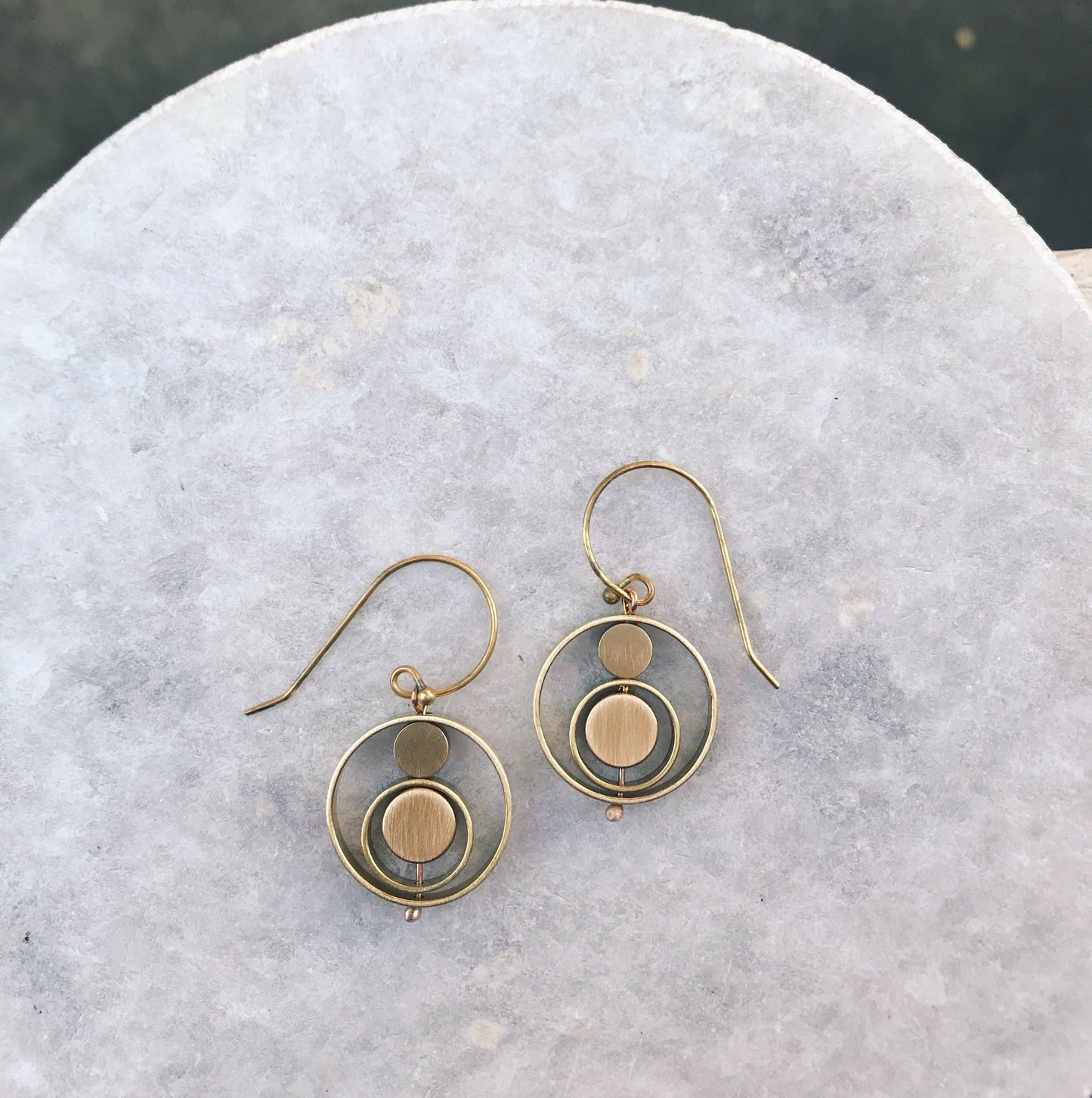 Kinetic circle earrings - r. h. ballard shop & gallery
