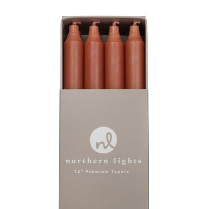 12" Taper Candles - 12pc Box: Sage Green