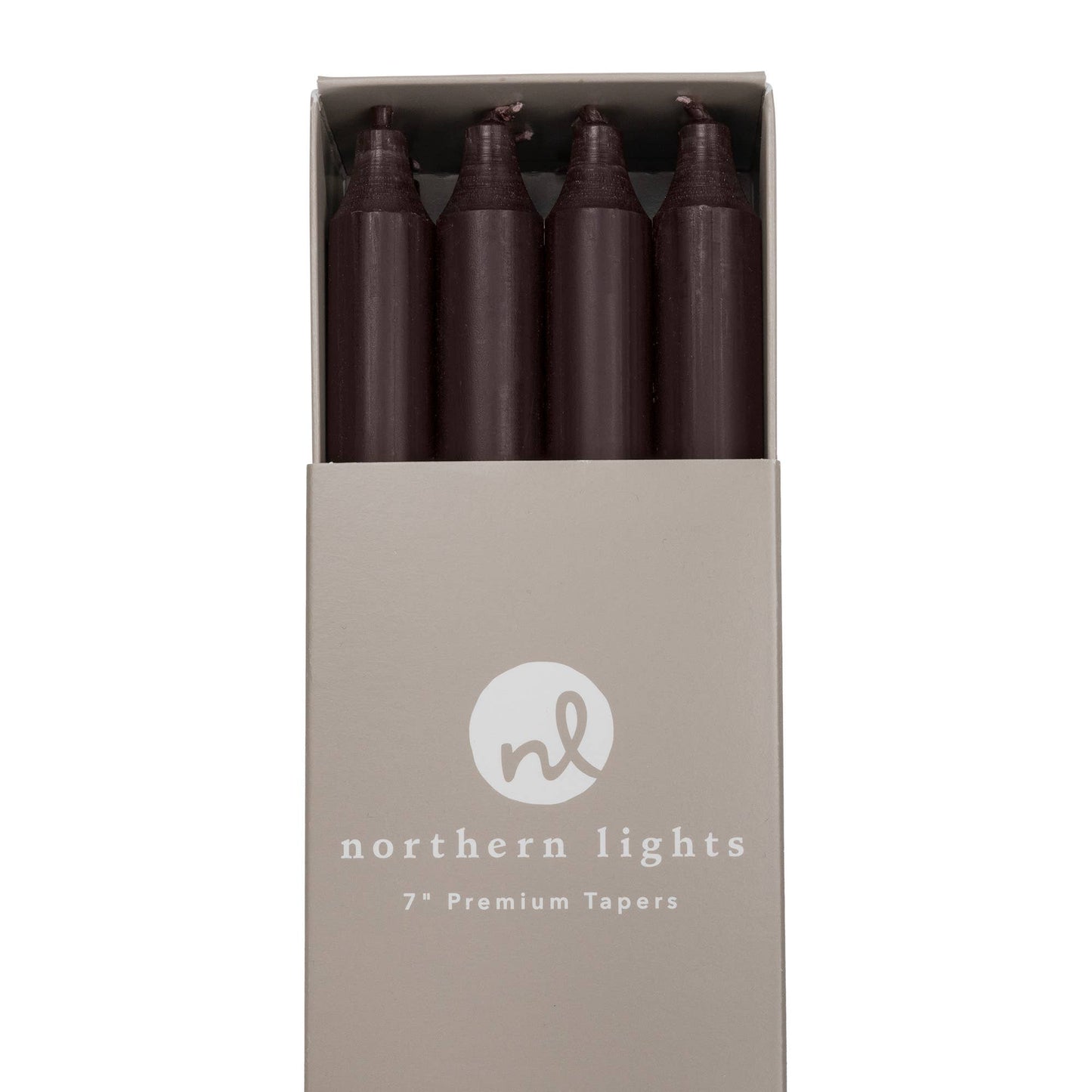7" Taper Candles - 12pc Box: Sage Green