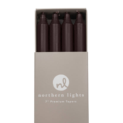 7" Taper Candles - 12pc Box: Sage Green