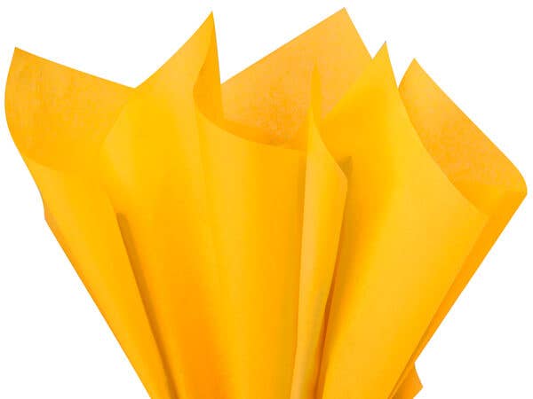 Bulk Color Tissue Paper 15X20" Sheets: Antique Gold