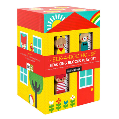 Peek-A-Boo House Stacking Blocks Play Set - r. h. ballard shop & gallery