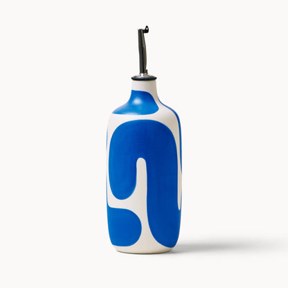 Oil / Vinegar Cruets - Cobalt Color Block: Tall - r. h. ballard shop & gallery