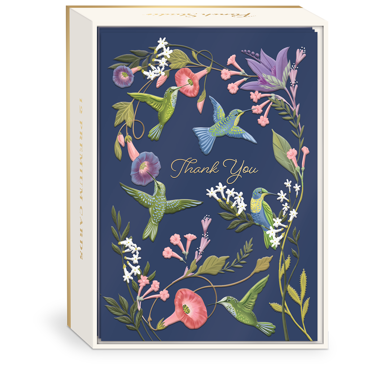 Thank You Boxed Note Cards - Hummingbirds