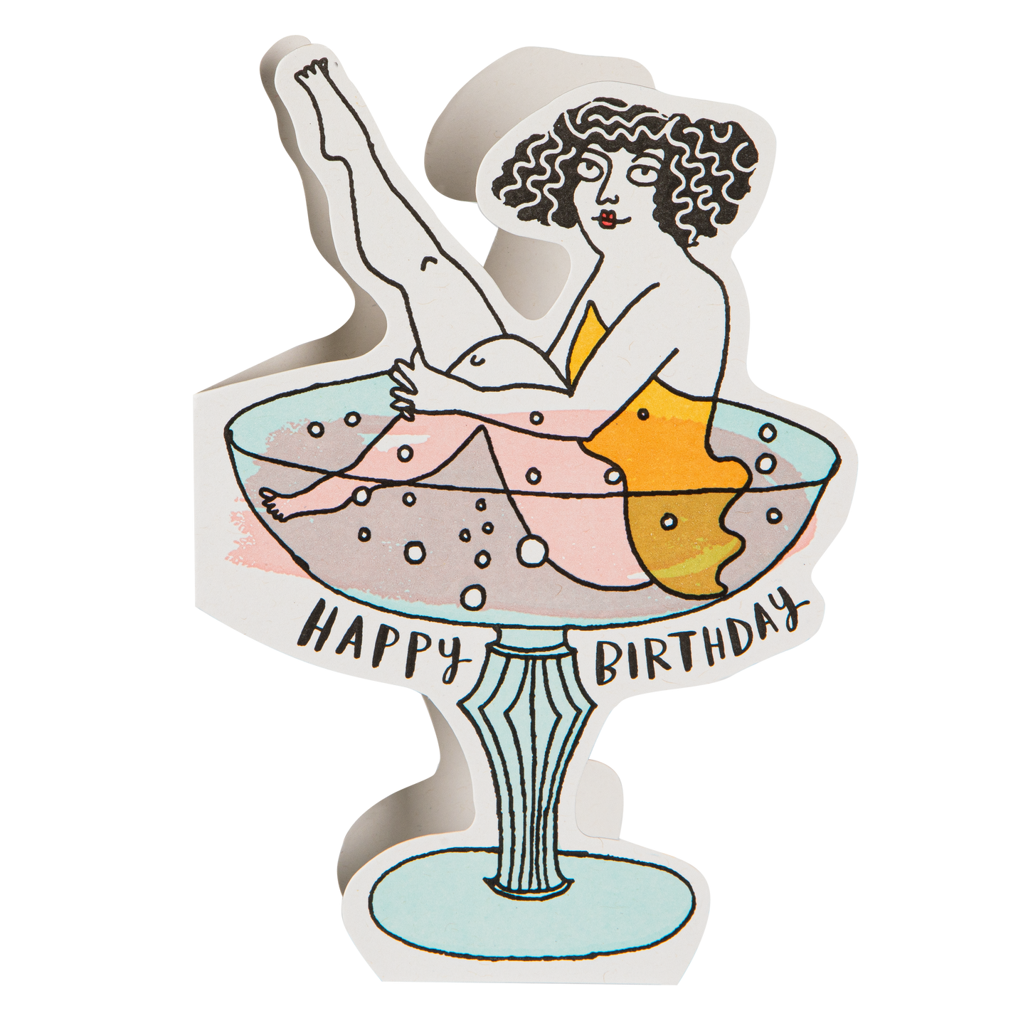 Birthday Cocktail | Cut-Out - Greeting Card - r. h. ballard shop & gallery