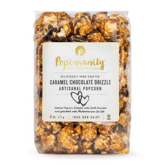 Caramel Chocolate Drizzle Gourmet Popcorn, 6 oz