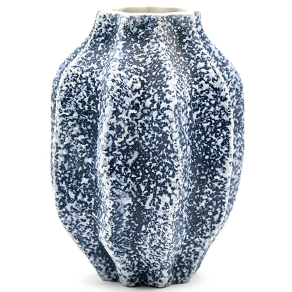 451W15BLUE MAFA MINI L - Handcrafted Porcelain Vase