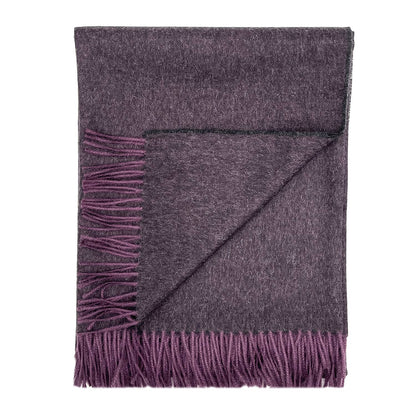 100% Baby Alpaca Wrap/Throw- Elderberry - r. h. ballard shop & gallery