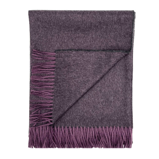 100% Baby Alpaca Wrap/Throw- Elderberry - r. h. ballard shop & gallery