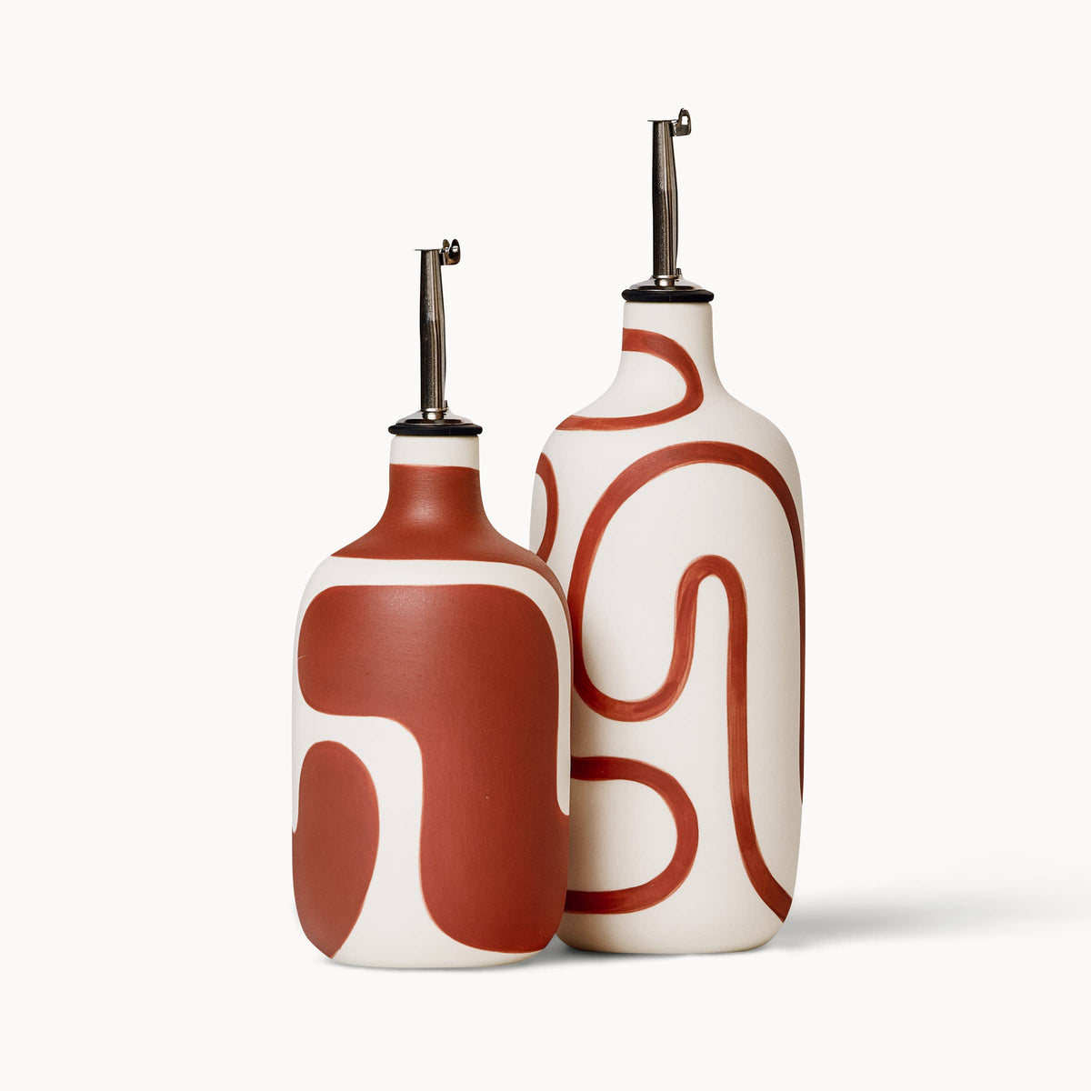 Oil / Vinegar Cruets - Canyon Color Block: Tall - r. h. ballard shop & gallery