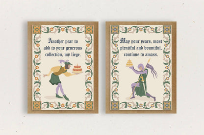 Knight Birthday - Funny Medieval Birthday Card - Lord - r. h. ballard shop & gallery