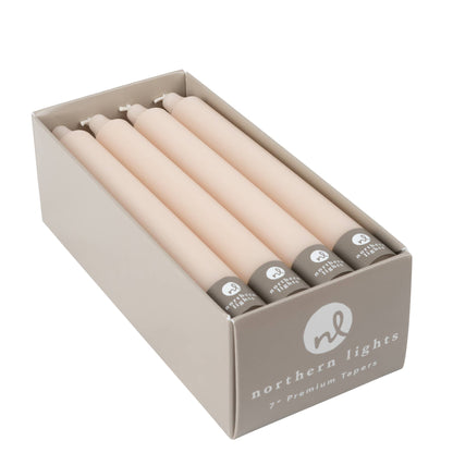 7" Taper Candles - 12pc Box: Sage Green