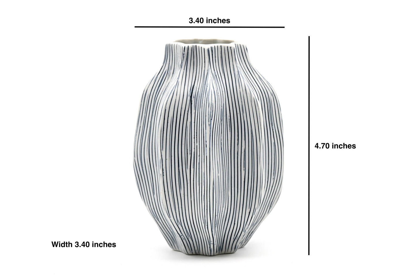MAFA Tall Handcrafted Porcelain Vase