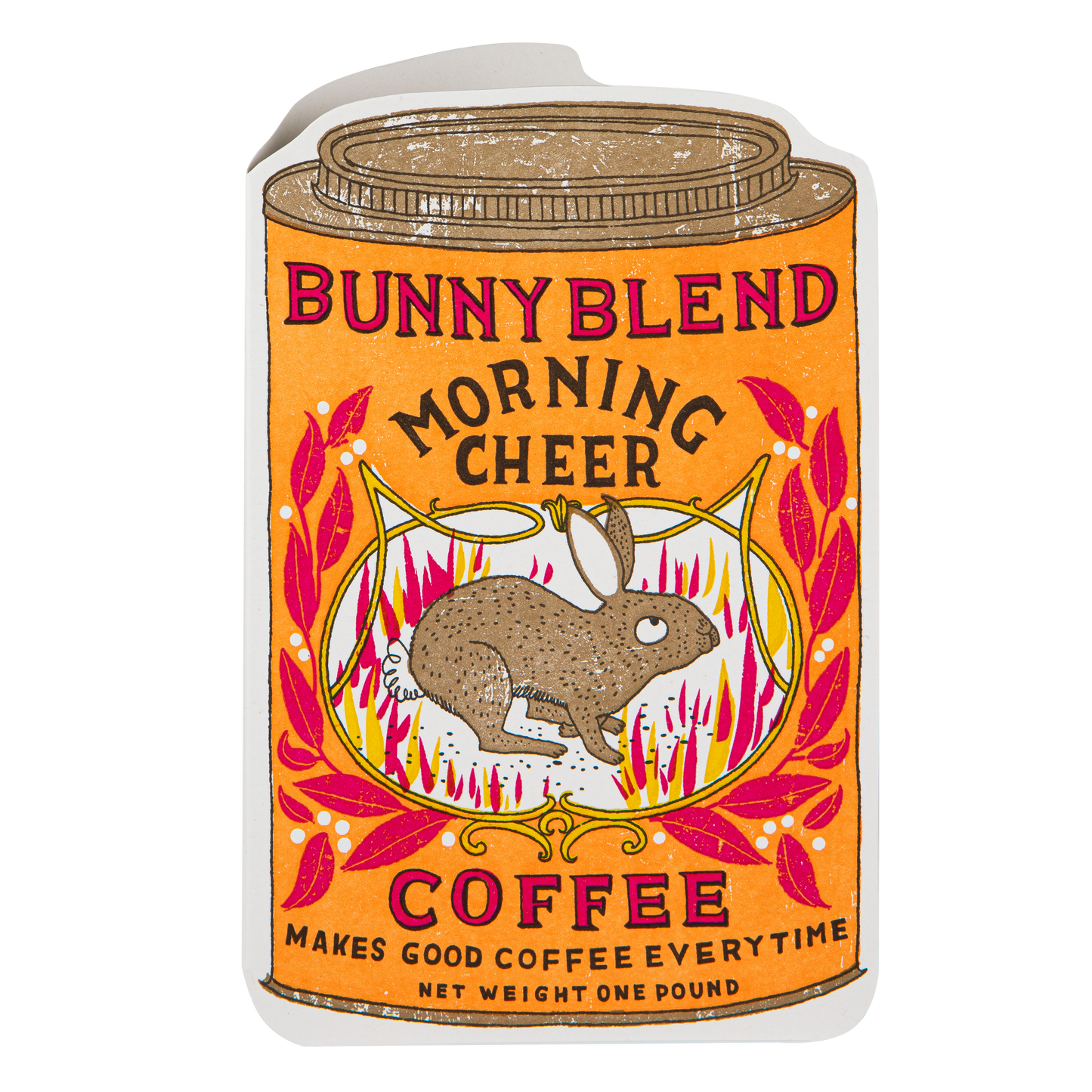 Coffee Tin | Cut-Out - Greeting Card - r. h. ballard shop & gallery