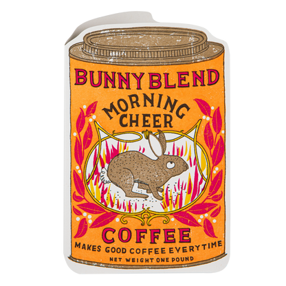 Coffee Tin | Cut-Out - Greeting Card - r. h. ballard shop & gallery