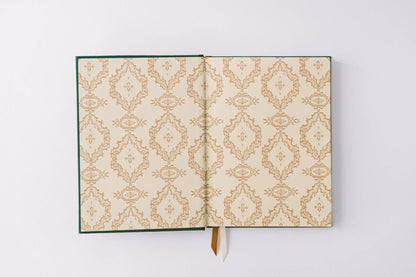 Golden Thistle Bookcloth Hardcover Notebook - r. h. ballard shop & gallery