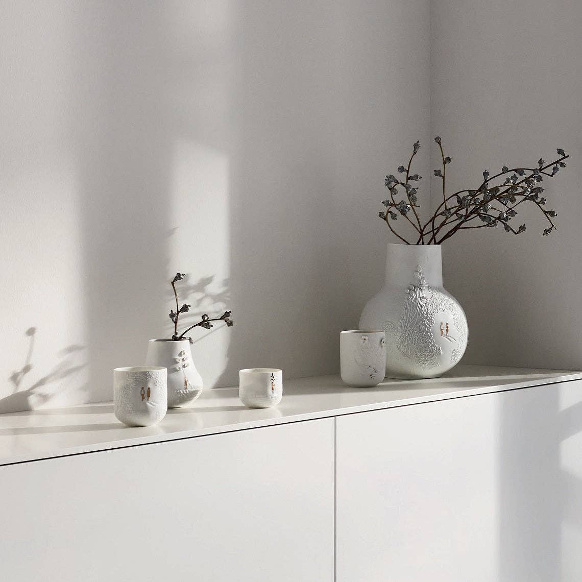 Picture Stories Porcelain Vase - Meadow - r. h. ballard shop & gallery