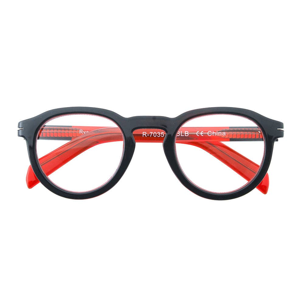 THEODORE | Black | Transparent Red | Blue Light: 3.00 - r. h. ballard shop & gallery