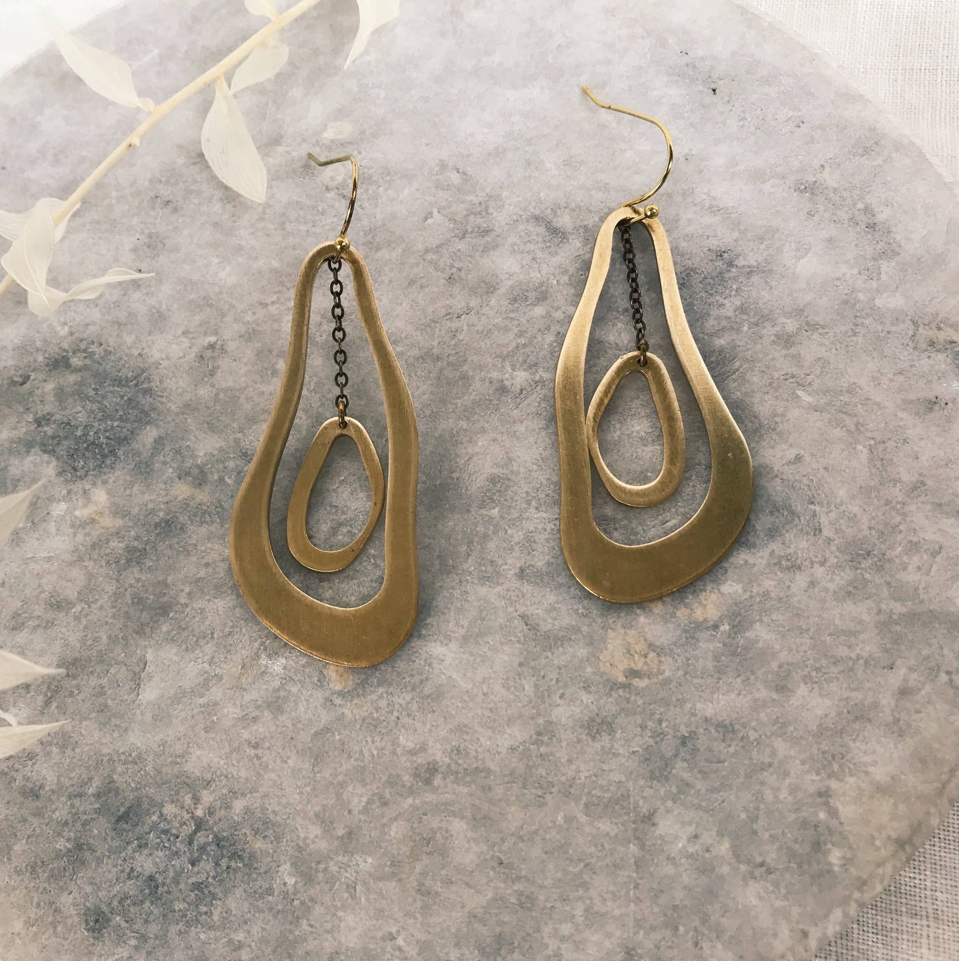 Science meets art earrings - r. h. ballard shop & gallery