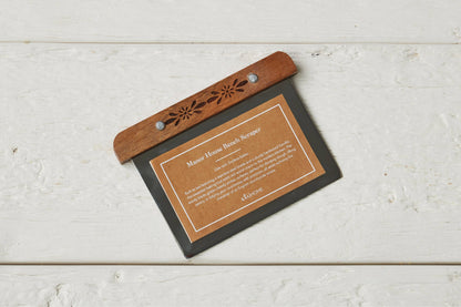 Bench Scraper for Dough, Wood Handle