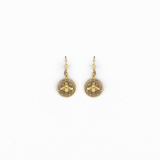 Honeycomb Bee Earring - r. h. ballard shop & gallery
