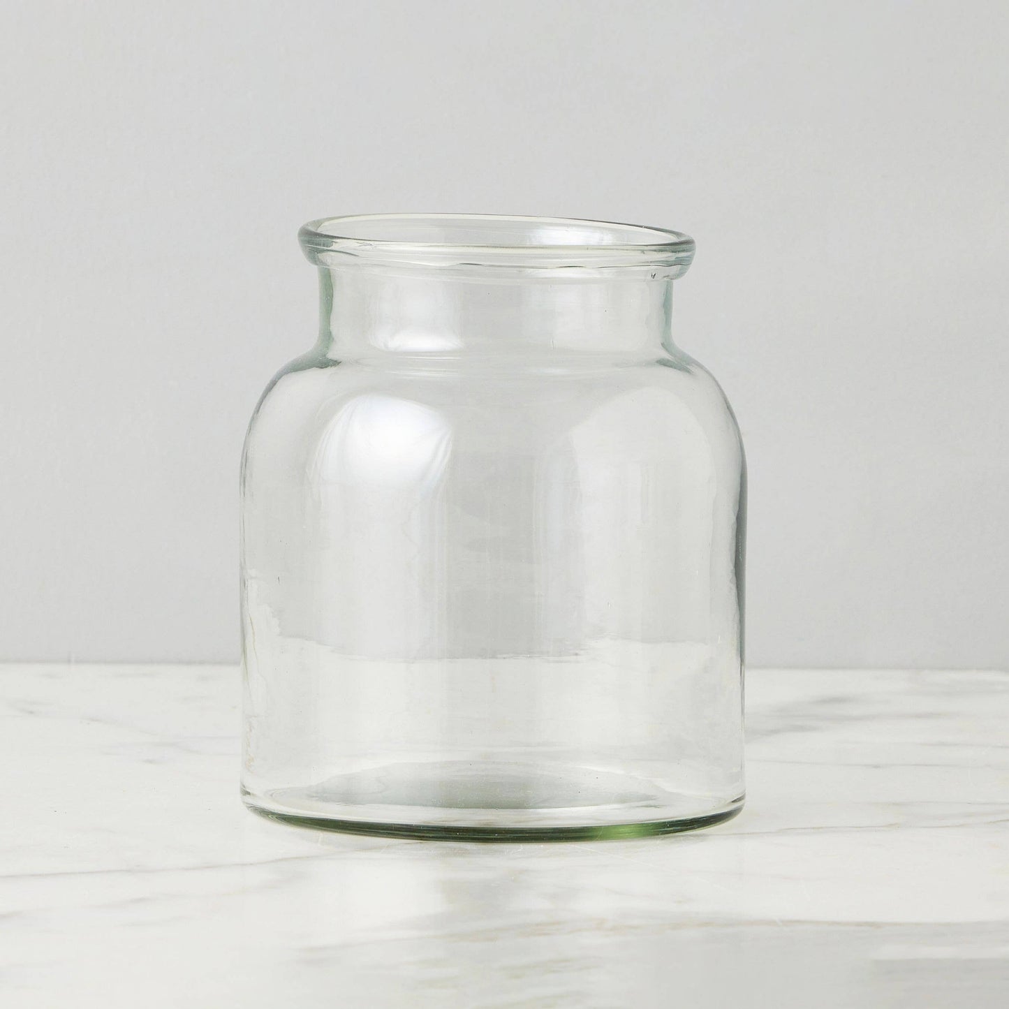 Clear Glass Mason Jar Vase