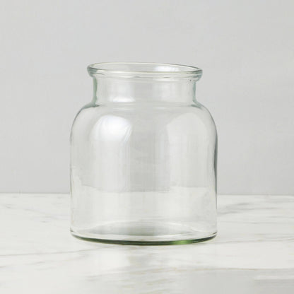 Clear Glass Mason Jar Vase