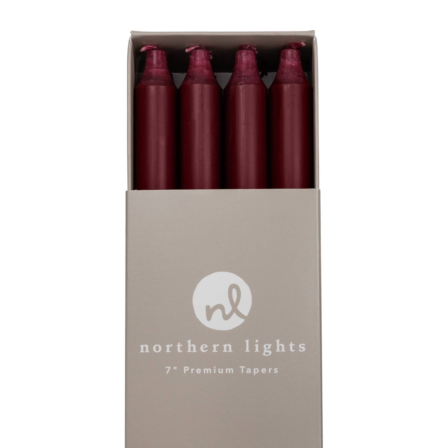 7" Taper Candles - 12pc Box: Sage Green